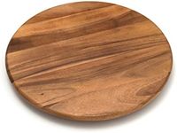 Lipper International Acacia Wood 18-Inch Lazy Susan Kitchen Turntable