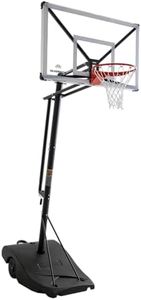 Silverback NXT Portable Adjustable 10ft Outdoor Basketball Hoop - 50" and 54" Basketball Goal Backboard Available - Assembles in 90 Minutes