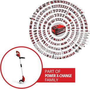 Einhell Cordless Grass Trimmer 18V – 24cm Cutting Width, Battery & Charger