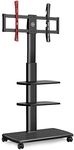 FITUEYES TV Stand on Wheels with 20