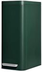 Caraway 45L Slim Step Trash Can - 13 Gallon Stainless Steel Trash Can with Quiet Close Lid and Fingerprint-Resistant Finish - Emerald