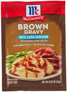 McCormick 30% Less Sodium Brown Gravy Mix, 0.87 oz