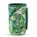 Scoozee Chill Iced Coffee & Cold Beverage Insulated Neoprene Cup or Can Sleeve (Green Foliage, Large- Medium: 16-24oz)