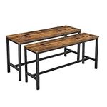 VASAGLE Dining Bench, Pair of 2, In