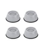 DALUCI 4 Piece Anti Vibration Pads for Washing Machine with Suction Cup Fridge Washing Machine Stand Leveling Feet Anti Walk Pads Shock Absorber Furniture Lifting Base