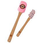 Wilton 2103-1123 Rosanna Pansino Printed Spatula, Set of 2, Silicone, Assorted