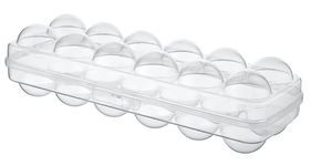 Best House Heavy Duty Clear Plastic Egg Storage Box, Egg Trays Touch and Lock Egg Box, 12 Eggs For Each Egg Holder, Egg Baskets For Kitchen (Pack of 1)