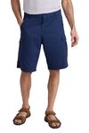 Mountain Warehouse Lakeside Mens Shorts - 100% Durable Twill Cotton Cargo Shorts, Durable Shorts, 6 Pockets - Spring Summer, Walking, Running, Hiking & Camping Navy Men's W36