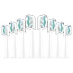 Toothbrush Heads for Philips Sonicare Replacement Brush Heads Medium Softness Dupont Bristles Electric Toothbrush Replacement Heads for Oral Care,8 Pack