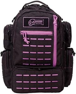 VooDoo Tactical 15-0058065000 Mini Tobago Pack with Die Cut Molle Black with Purple