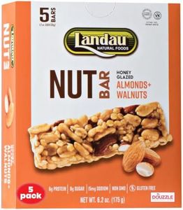DOUzzle Kosher, Honey Glazed Nut Bars with Almonds & Walnuts (6.2 Ounce, 5 Count) Gluten Free Non-GMO Snack Bars