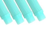 Puri Tech 4 Pack Universal Pool Cleaner Suction Hose 48 Inches Long Aqua Color for Kreepy Krauly, Baracuda G3/G4, Navigator, & More Universal Fit 4' Feet Long