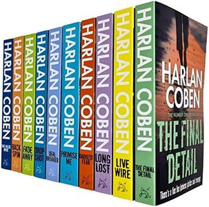 Harlan Coben Myron Bolitar Series Collection 1-10 Books Set (Deal Breaker, Drop Shot, Fade Away, Back Spin, One False Move, The Final Detail, Darkest Fear, Promise Me, Long Lost, Live Wire)