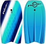 Wave Storm 42.5in Performance Foam Bodyboard with Sector Fin Channel Bottom (Turquoise)