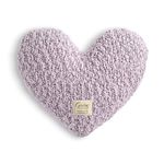 DEMDACO Soft Lavender Purple Giving Heart 11 x 10 Plush Polyester Decorative Throw Pillow