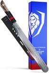 DALSTRONG Slicer Knife - 12" (30,5 cm) - Firestorm Alpha Series - 67 Layered High Carbon Damascus - Traditional Wa Stabilized Wood & Resin Handle