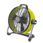 Ryobi R18F5-0 ONE+ Cordless Floor Fan (Bare Tool), 18 V , Green