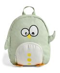 Mi Arcus Light Green Print Cotton Baby School Bag for 1-3 Years Girls Boys Kids Infants Backpack