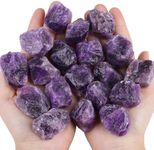 QINJIEJIE Amethyst Crystals Raw Nat