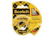 Scotch Tape Double Sided Removable Tape, Long-Lasting, 33ft, 1 Roll in Dispenser