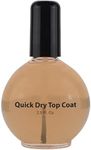 Pro Nail Quick Dry Top Coat - Fast-Drying, Protective Gloss, Long-Lasting Shine - 2.5 oz