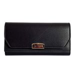 Lino Perros Women's Faux Leather Wallet (Black)