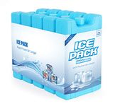 Anstore Freezer Blocks Ice Packs 350mlx5 for Lunch Box | Long Lasting Reusable Ice Blocks For Cool Bags Lunch Boxes Coolers – Your Travel Camping Picnic Companion