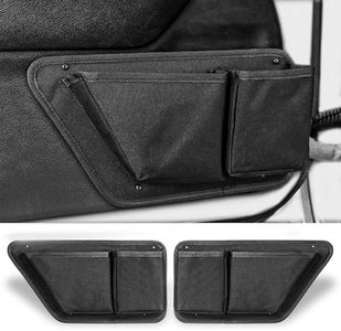 CALBEAU Oxford Front Door Storage Pockets Box, 2PCS Door Storage Pockets for 2011-2018 Jeep Wrangler JK JKU Accessories 2/4-Door, Door Net Pocket Replacement
