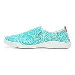 Vionic Beach Malibu Casual Women’s Slip On Sneakers-Sustainable Shoes That Include Three-Zone Comfort with Orthotic Insole Arch Support, Machine Wash Safe- Sizes 5-11 Aquifer Canvas 6.5 Medium US