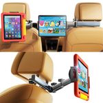 LISEN for iPad Holder for Car [3 in 1] Tablet Holder for Car iPad Holder Mount Back Seat for Kids Long Road Trip Car Camping Essentials for 4.7-11" Tablet iPad Pro, Mini, Samsung, Fire, Powmus