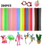 Pipe Cleaners, 200 Pieces of Multi 