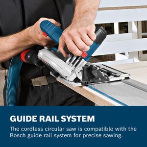 Bosch Professional 18V Cordless Circular Saw – 165mm Blade, 57mm Cut, L-BOXX