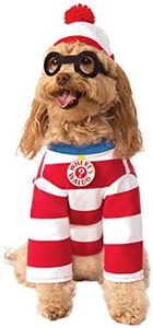 Rubie's Unisex Adult Where's Waldo Pet Costume, As Shown, XL US