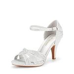 DREAM PAIRS Women's Amore_1 Silver 