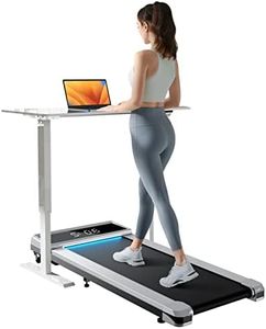 LONTEK Walking Pad with Incline, Under Desk Treadmill with App, Upgraded Brushless Motor, LED Display, Foldable Walking Running Machine with Remote Control for Home Office