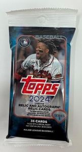 2024 Topps Baseball Series 1 Fat Pack - 36 Cards Per Pack