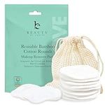 Reusable Cotton Rounds Makeup Remover Pads - 14 Bamboo Cotton Pads for Face, Reusable Makeup Remover Pads, Cotton Rounds for Face Pads, Makeup Eraser Reusable Cotton Pads for Makeup Removal