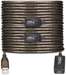 LDKCOK USB 2.0 Type A Male to A Female Active Repeater Extension Cable 100ft, High Speed 480 Mbps