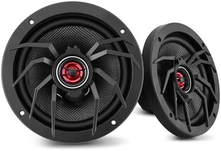 CLES ZYZ 6.5" Coaxial Car Speakers，1000W Max Power，250W RMS，4 Ohm–Plug & Play Upgrade for Old Cars–Transform Your Daily Commute into a Stress-Relief Concert Hall Experience (Pair)