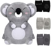 Feidoog Baby Head Protector Cushion Backpack with 3 Knee Pads for Walking & Crawling,Koala