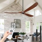 BOOSANT Ceiling Fans No Light, 84 I