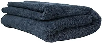 Chemical Guys MIC_808 Edgeless Microfiber Towel (Black 51" x 30")