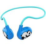 Friencity Bluetooth 5.4 Kids Headphones, Wireless Open Ear Headphones w/Mic for Children Boys Girls, 13g Ultra-Light, Safe and Comfort for School Home Travel PC Computer Tablet Phones, 10H