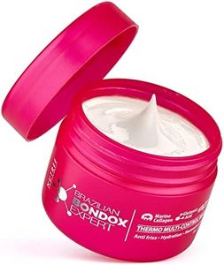 HAIR MASK FOR DAMAGED HAIR BRAZILIAN BONDOX TREATMENT 2.82 oz Thermal Activated Mask for Dry Frizzy Hair | Formaldehyde Free Cruelty Free | Results for up to 1-3 months | Almond Hair Oil Hair Repair