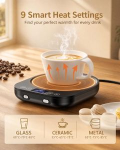 Electric Coffee Mug Warmer – Desktop Beverage Heater Plate