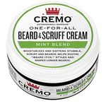 Cremo Mint Blend Beard & Scruff Cream, Improved Mint Blend Fragrance, Moisturizes, Styles And Reduces Beard Itch For All Lengths Of Facial Hair, 4 Ounces