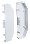 DADO TRUNKING END Cap Left and Right, Conduit Fitting Accessories Qty X 2