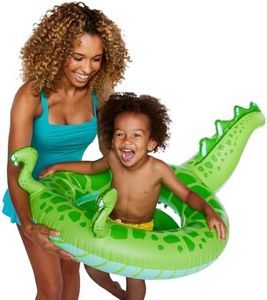 BigMouth Inc Tiny-Saurus-Rex Lil' Water Float - Pool Float for Ages 1-3 or Up to 40 Pounds, Perfect for Beginner Swimmers, Easy to Inflate and Durable