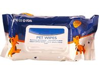 Pet Believe Exclsuive Body Hypoallergenic Dog & Cat Wipes Wet for Ears Eyes Face Butt Paw (Pack of 100)