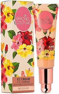 Rachel Couture CC Cream | Color Correcting Cream with Hyaluronic Acid | Full Coverage Foundation & Hydrating Anti-Aging Serum | Vegan & Cruelty Free - 1.18 Fl Oz - Medium